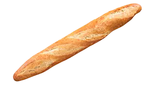 ein weißes Baguette