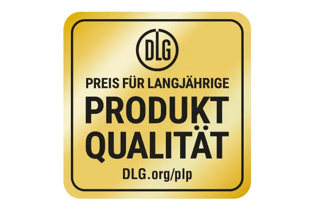 Auszeichnungslogo für den Preis für Langjährige Produktqualität von der DLG
